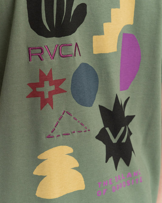 RVCA majice kratki rukav L / Olive