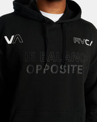 RVCA majice s kapuljačom L / Black