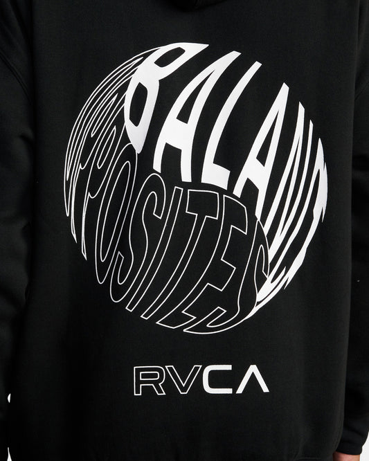 RVCA majice s kapuljačom L / Black